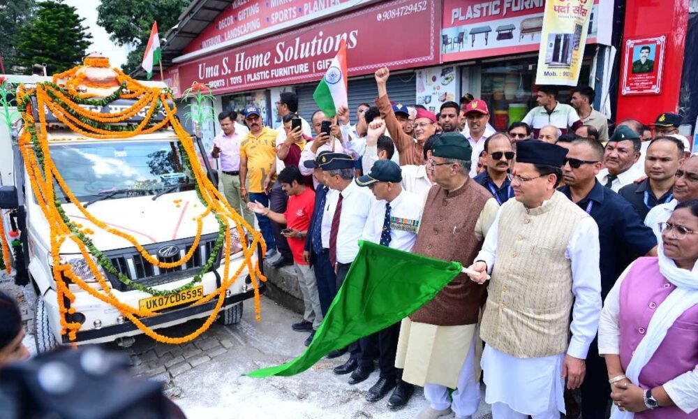 मुख्यमंत्री ने किया शहीद सम्मान यात्रा 2 का शुभारम्भ