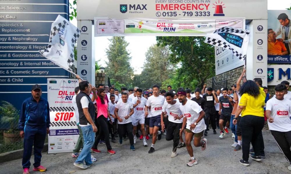 मैक्स सुपर स्पेशलिटी हॉस्पिटल में  “दिल से रन” फिटनेस कार्यक्रम का आयोजन