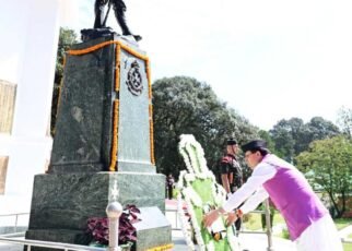 मुख्यमंत्री पुष्कर सिंह धामी ने लैंसडाउन में शहीद सम्मान समारोह मे किया प्रतिभाग